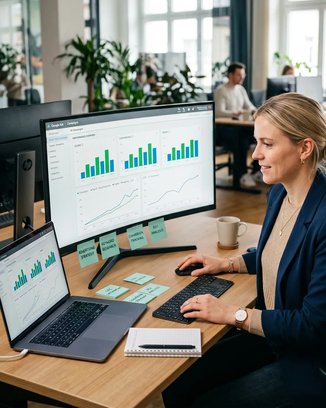 Google-Ads-Kampagnen-Dashboard – Google-Ads-Betreuung von Eura Media