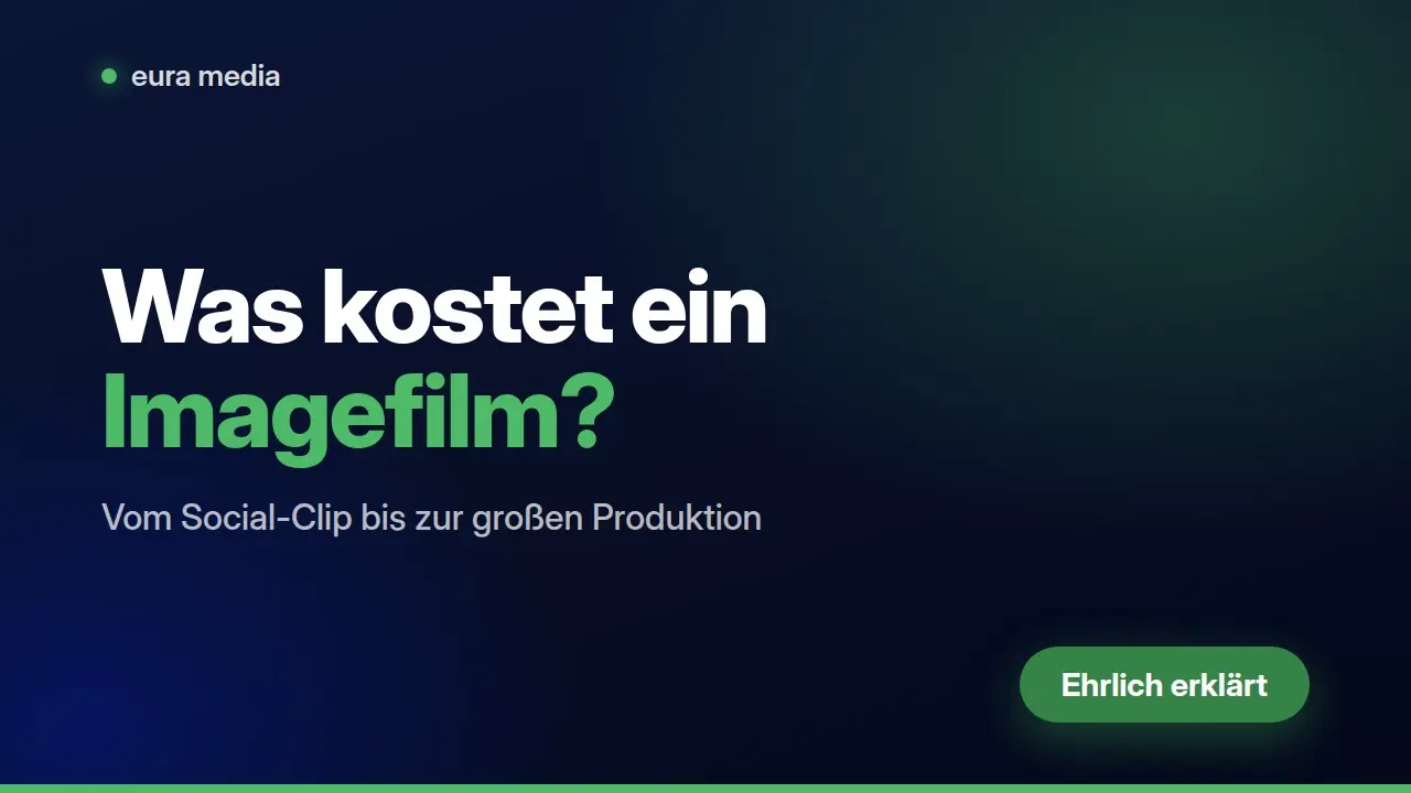 Was kostet ein Imagefilm? Preise und Faktoren – Video von Eura Media