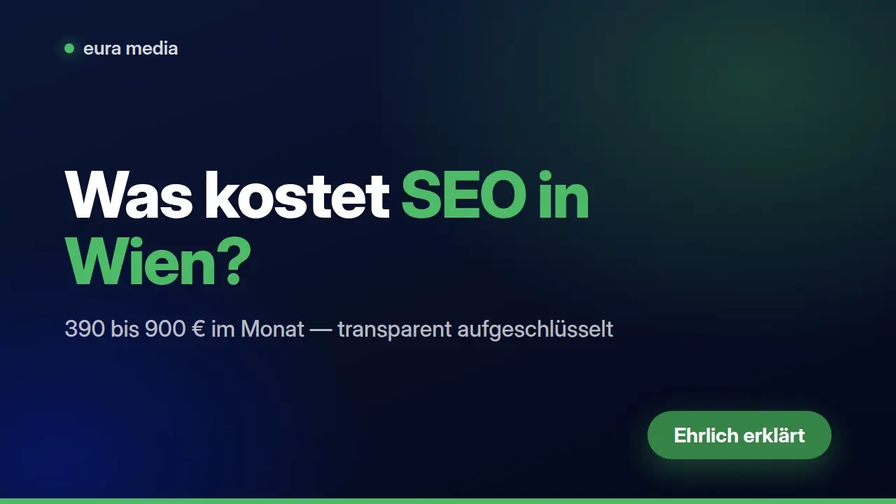 Was kostet SEO in Wien? Preise 2026 transparent – Video von Eura Media